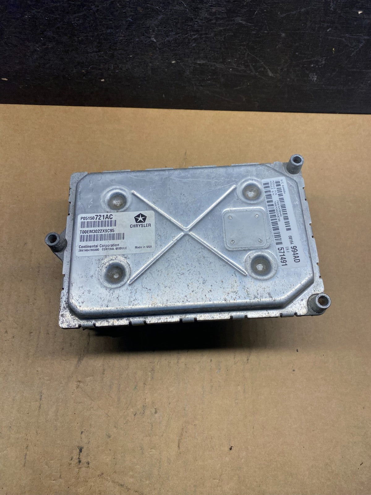 2013 Dodge Journey 3.6L ECU ECM Engine Computer Module p68164993ac AH5055 DG1