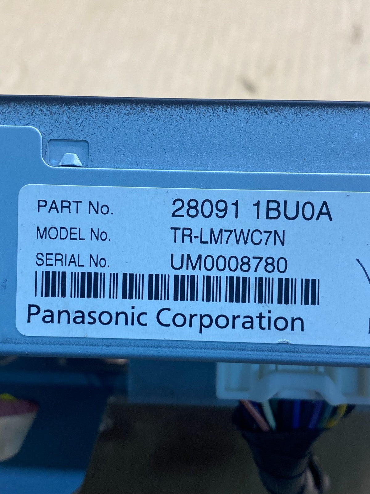 2011 - 2012 Infiniti G35 Information Display Screen 280911BU0A AD1576 DW5