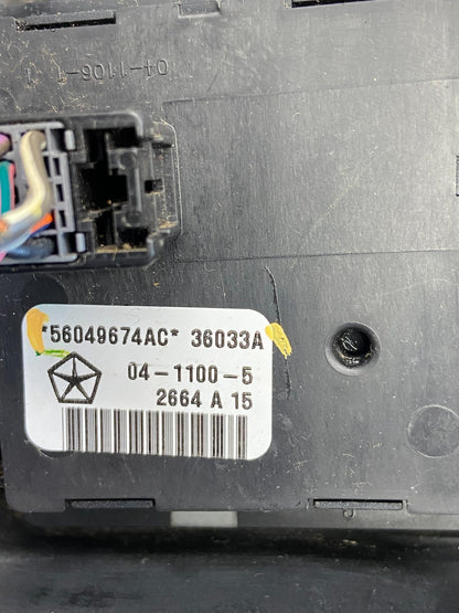 2005 2007 Dodge Dakota Climate Temperature Control Radio Panel Bezel AE1922 DG5