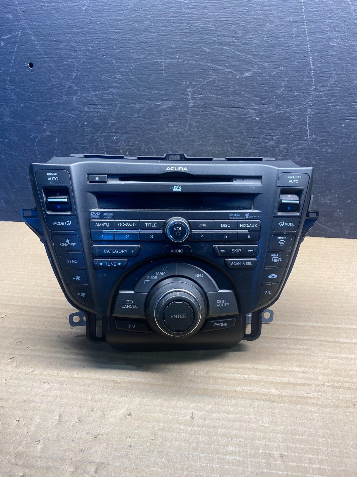2012 2013 2014 Acura TL AM FM CD MP3 DVD HDD Navigation Radio Player AF3867 DW0