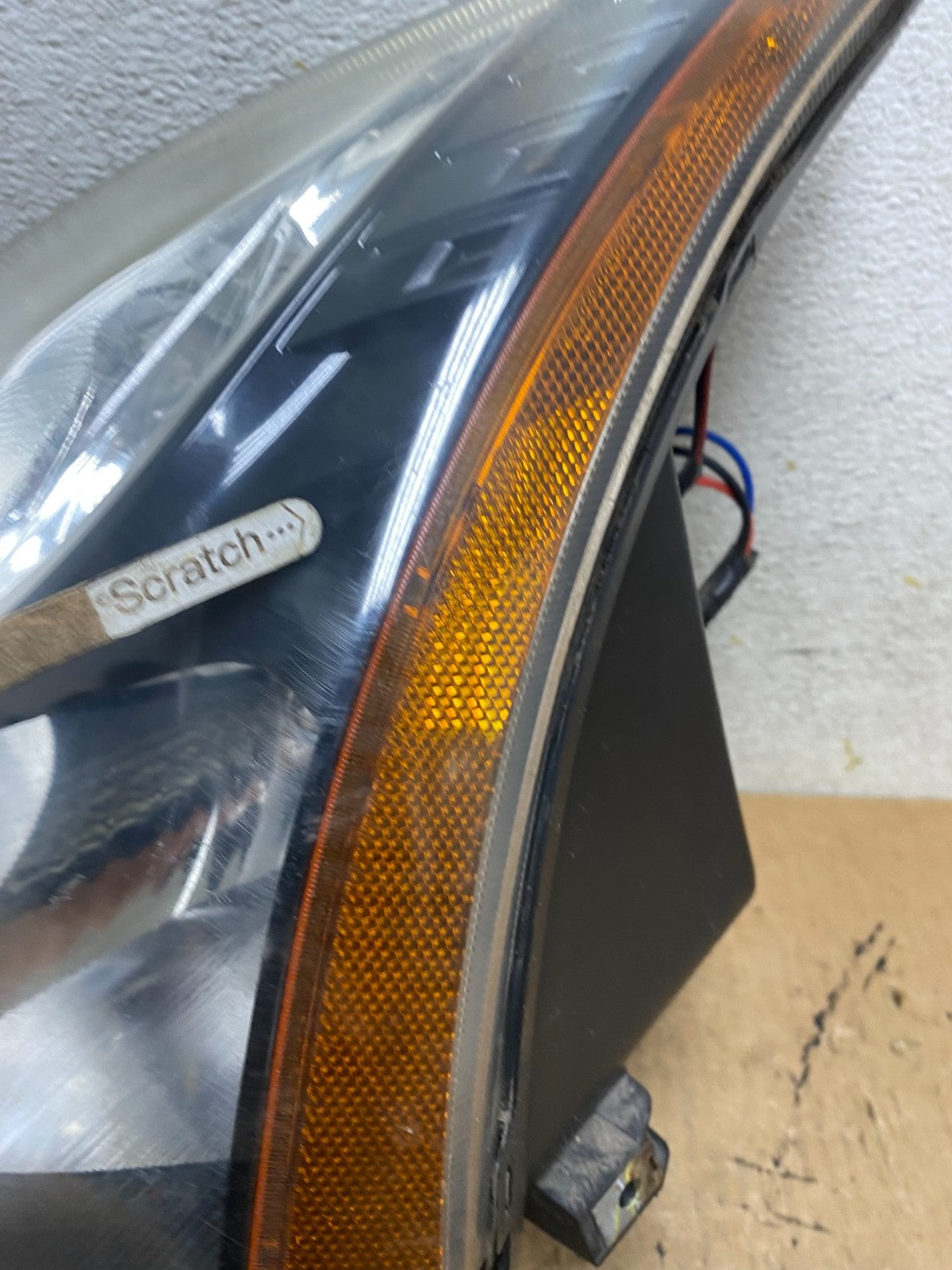 2010-2012 Nissan Sentra Halogen Left Driver LH Black Headlight Q8717 DW3