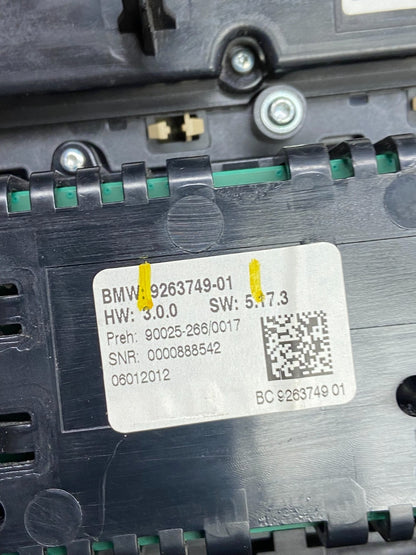 2011-2015 BMW F10 535i 550i Heater Ac Climate Radio Stereo Control OEM x6326 DG6