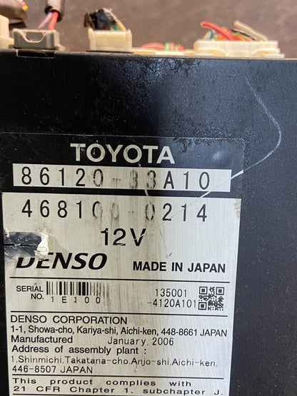 2007 to 2009 Toyota Camry Radio CD Player Climate Control Bezel AG1612 DG6