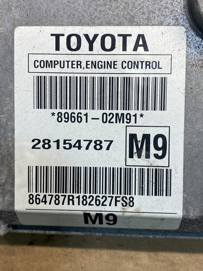 2009 to 2010 Toyota Corolla Engine Control Computer ECU PCM AJ0548 DG2