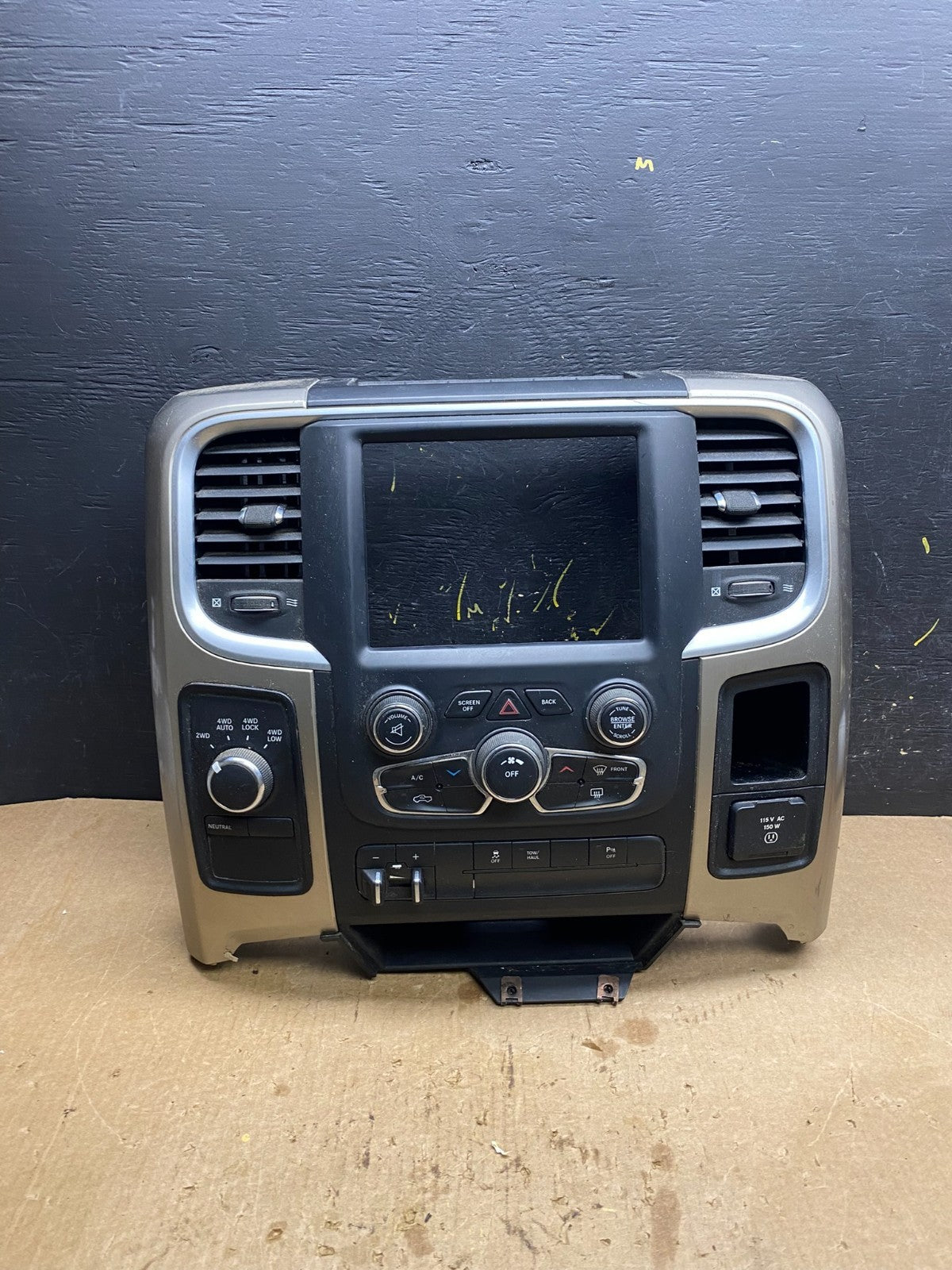 2013-2016 Dodge Ram 1500 Temp A/C Heat Climate Control Dash Trim Bezel z4497 DG0