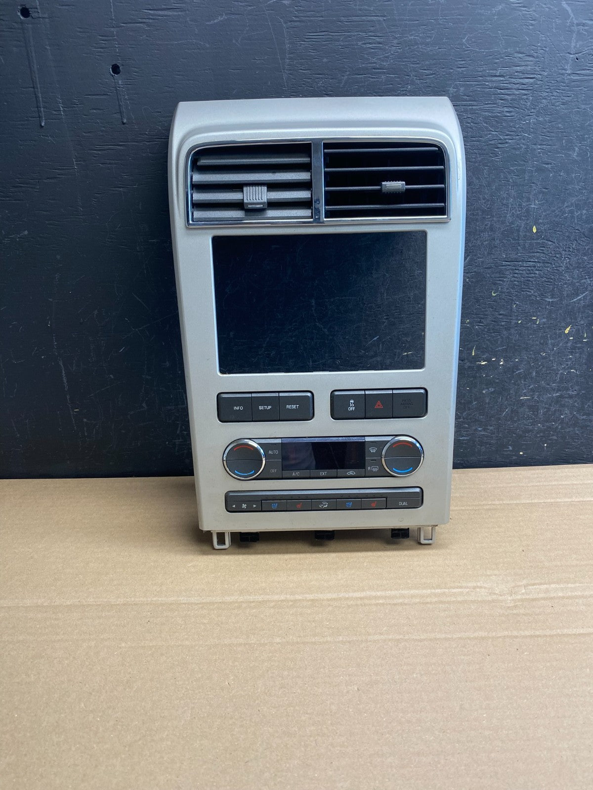 2008-2010 Lincoln MKX Temperature Climate Control Heat Seat Radio Bezel af6535 D0