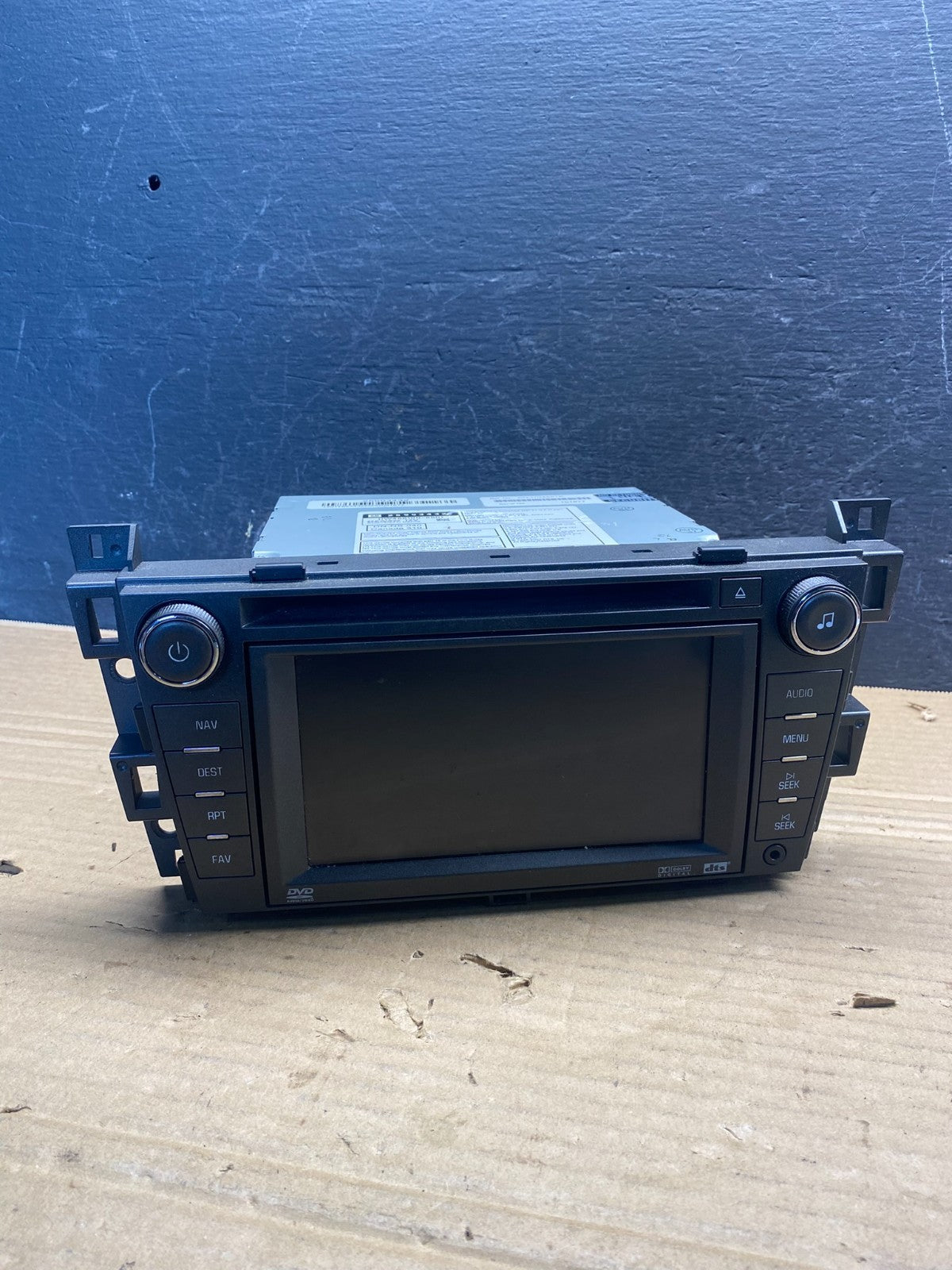 2009 2010 2011 Cadillac DTS Navigation Radio Assembly 25993432 ae4769 DG0