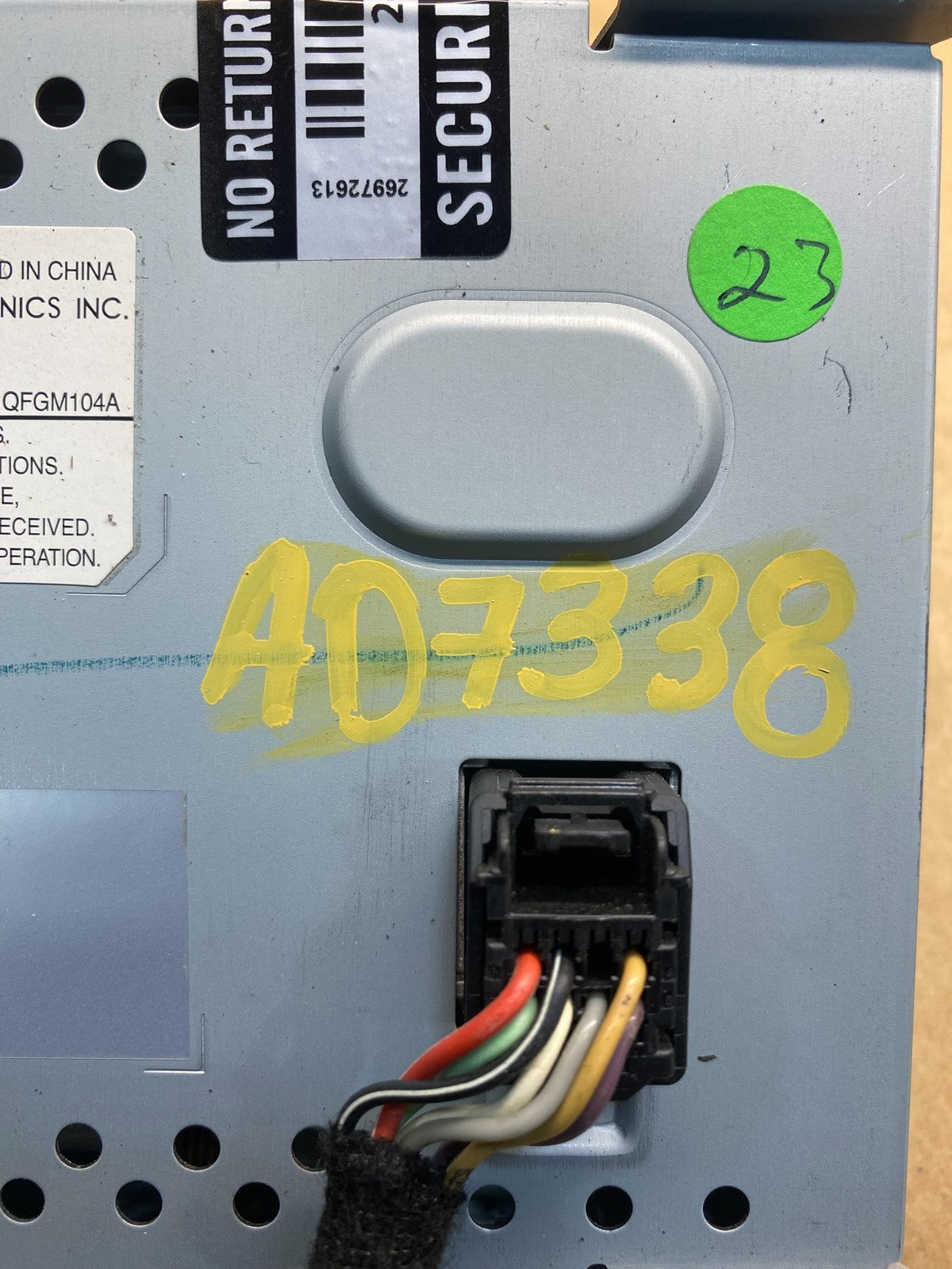 2010 - 2011 Chevrolet Equinox Radio Display Screen Information Dash Oe AD7338 DG3