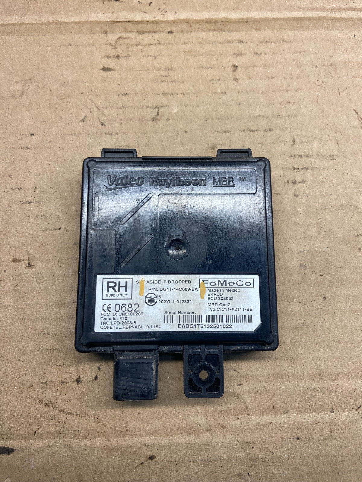 2013 to 2018 Ford Lincoln Rear Radar Blind Spot Module ae2504 DG0