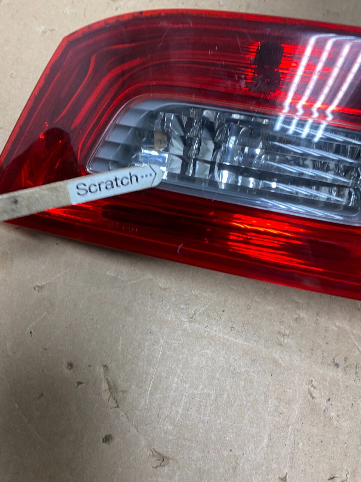 2007 2008 2009 Acura Rdx Right Passenger Side RH Inner Tail Light Oem M2185 DW4