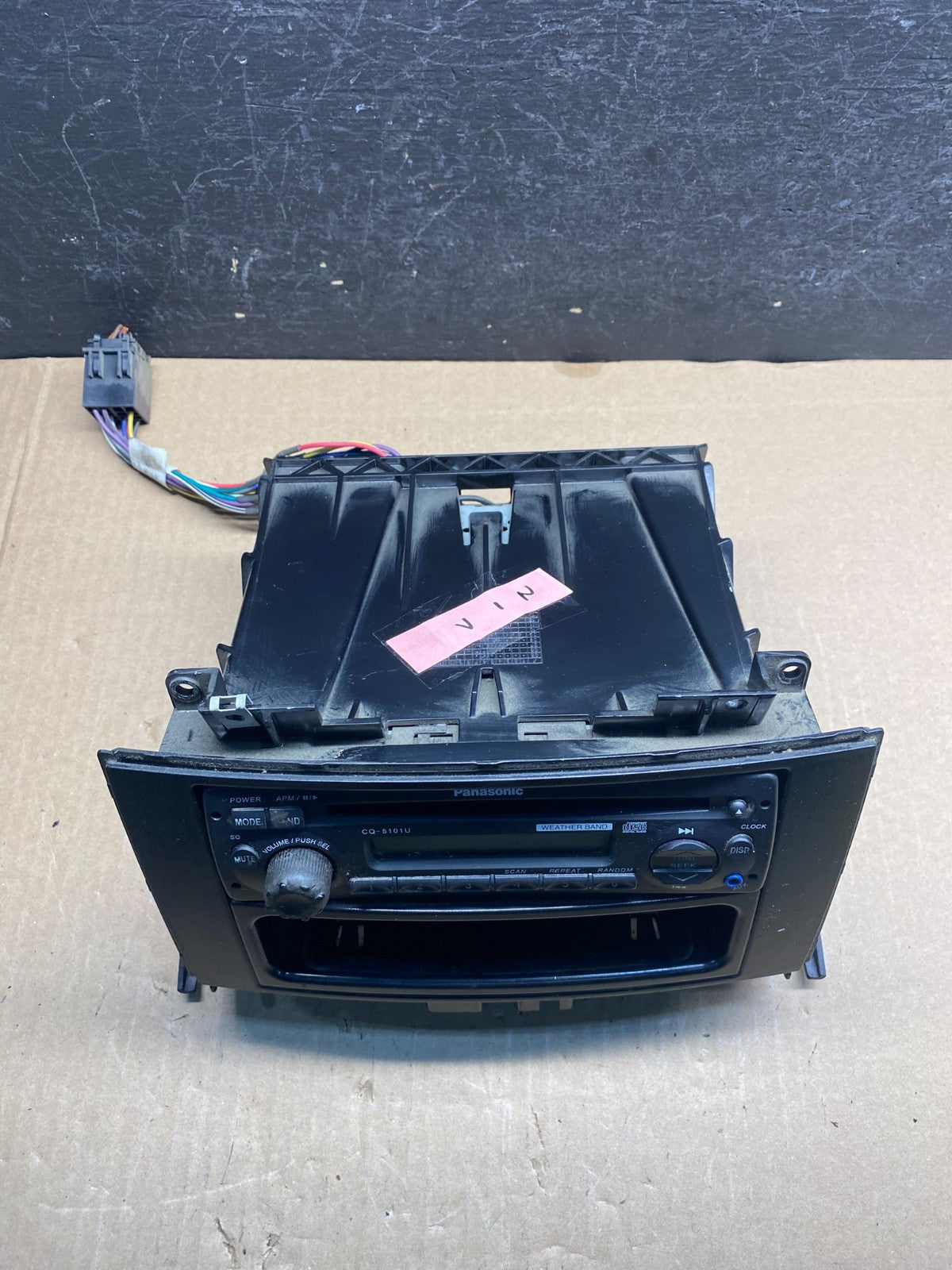 2009 Freightliner Sprinter CD PLAYER Equipment Radio PANASONIC CQ5101U AE7901 DG3