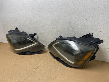 2007 to 2012 Gmc Acadia Left +Right Set Black LED Headlights  T5707 DG1