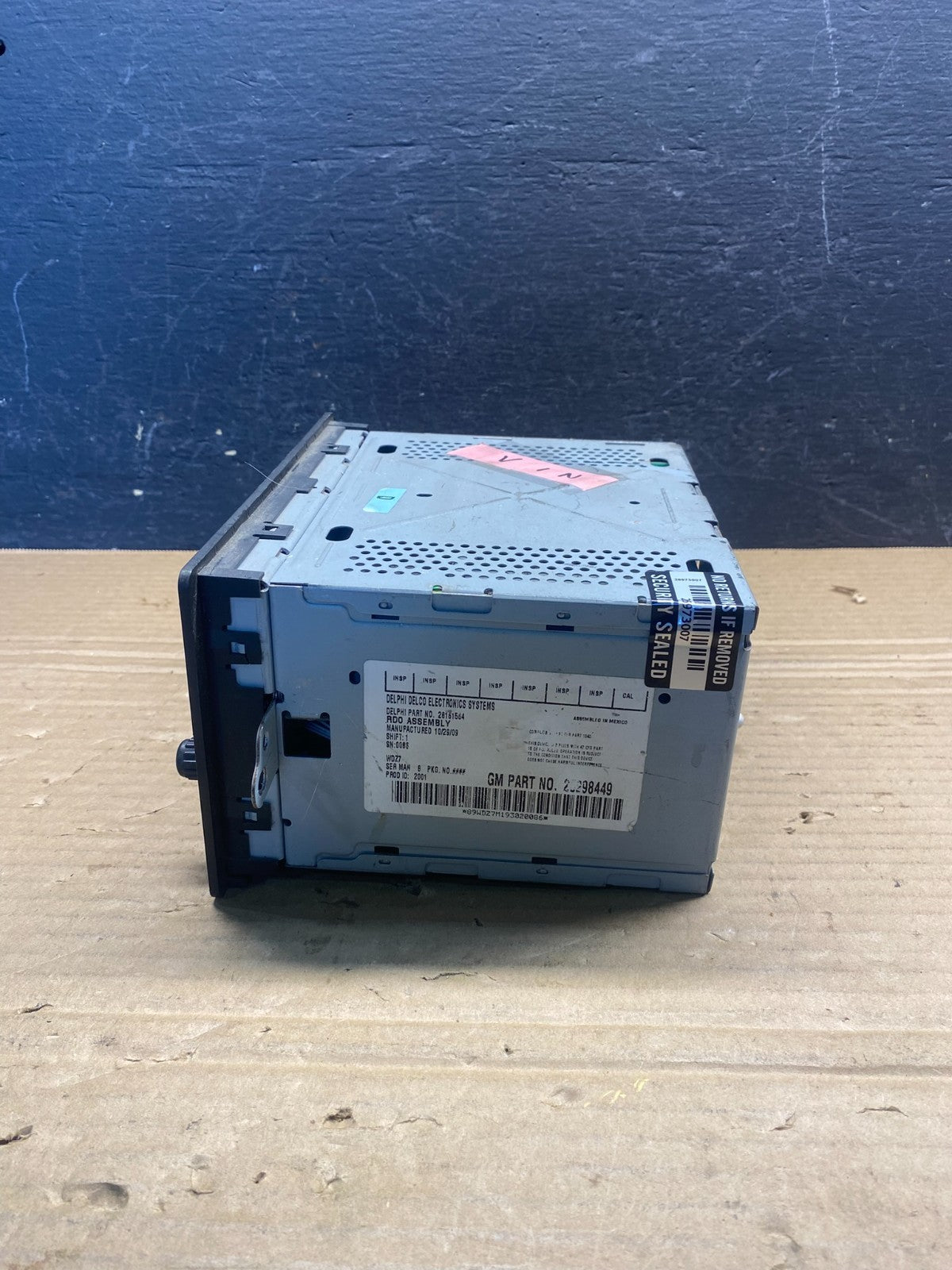 2005 to 2012 Chevrolet Colorado AM/FM Radio Receiver AE4786 DG1