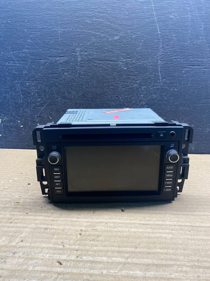 2010 to 2012 Buick Enclave Radio Stereo CD Player Screen Display AF3906 DW0