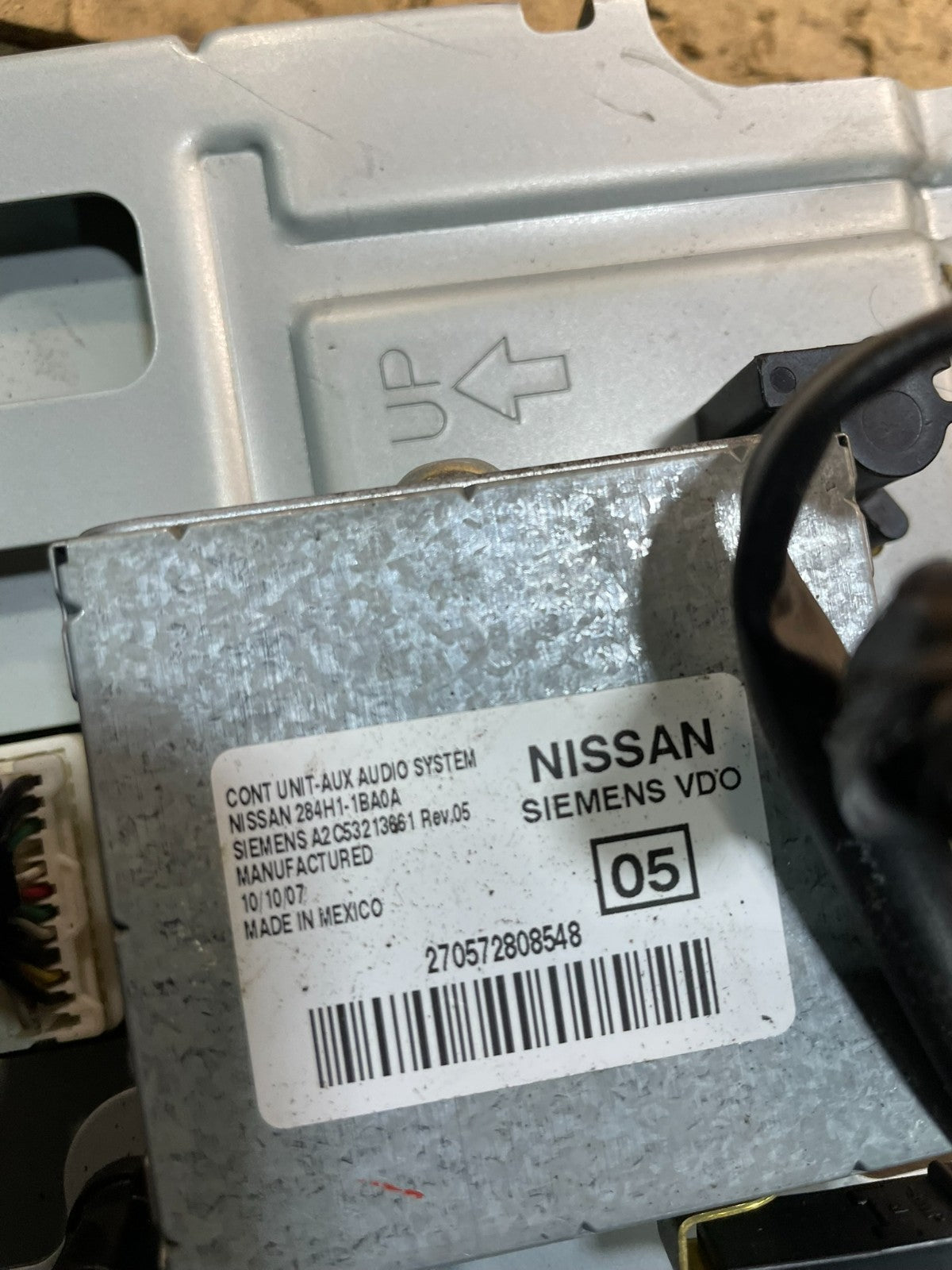 2007- 2009 Nissan Murano Radio CD Gps Screen Navigation Display W7046 DG5
