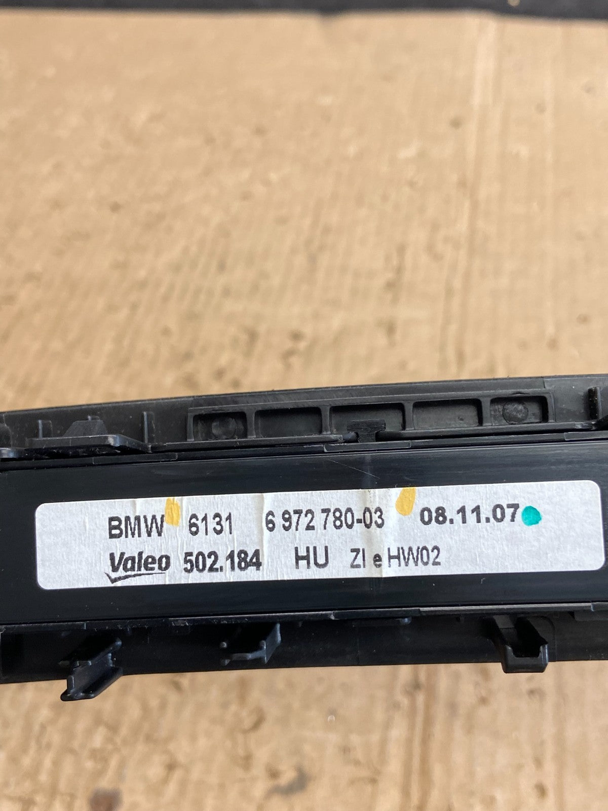 2007-2013 Bmw X5 AC Heater Climate Control Temperature Panel Trim AF1491 DG5