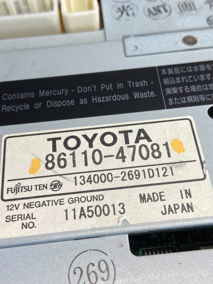 2006 to 2009 Toyota Prius Radio Stereo Receiver Screen Display ag8712 DG5