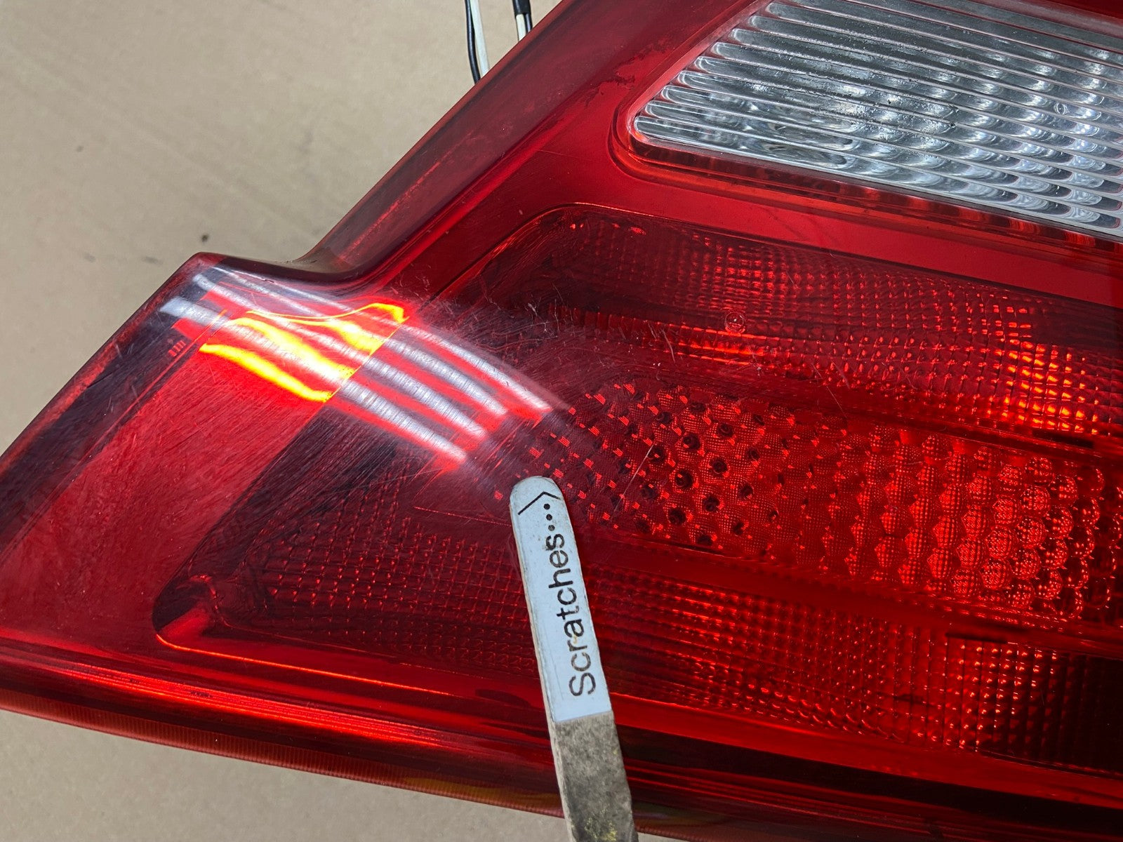 2011-2013 Jeep Grand Cherokee Left Driver Side Lh Inner Tail Light AE6929 LK3