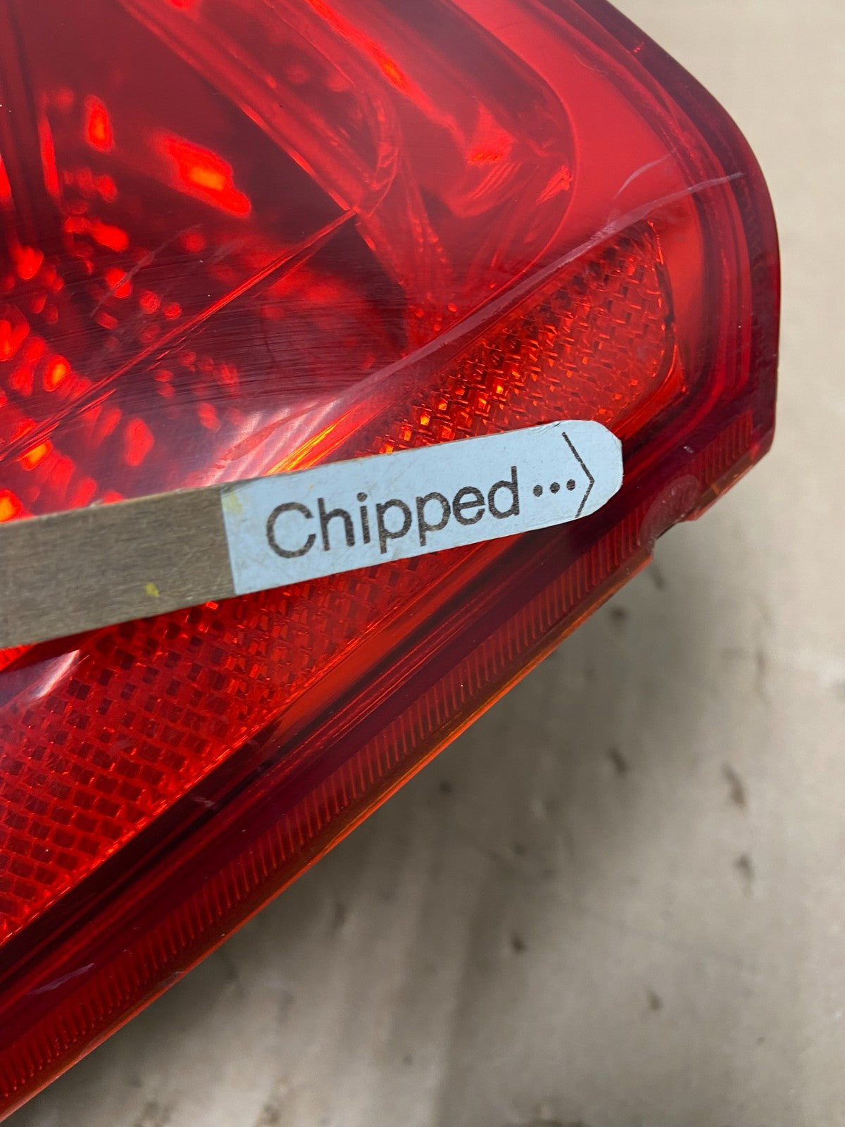 2007 to 2008 Kia Spectra Passenger Right RH Side Tail Light AG6796 DW5