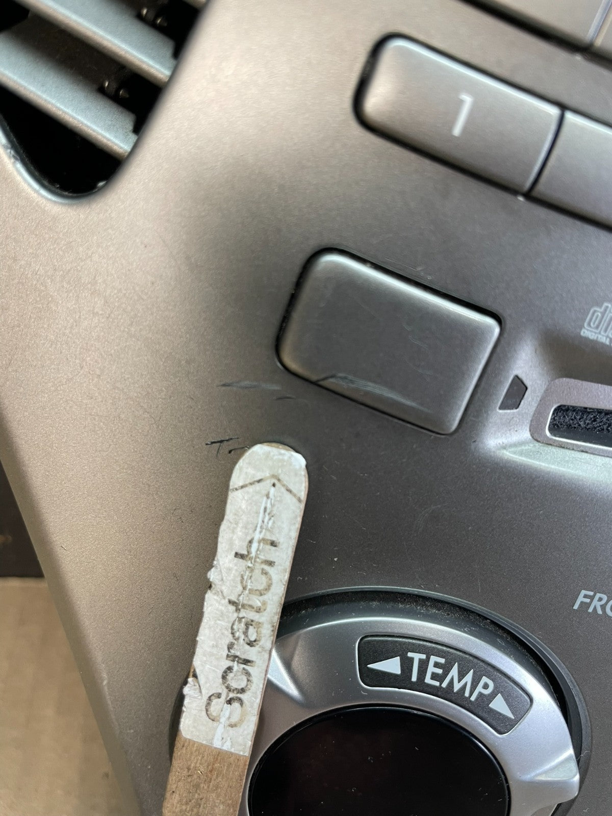 2006-2009 Subaru Tribeca Radio CD Player Climate Control Bezel Panel AE3415 DG3
