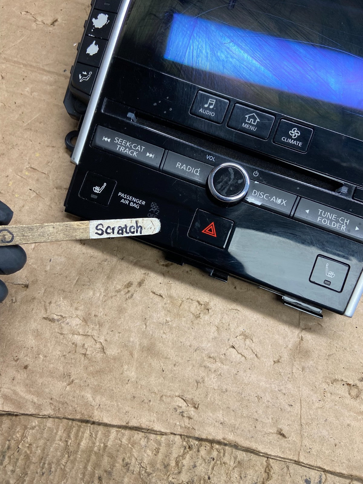 2015-2018 Infiniti Q50 Screen Audio Climate Control Panel Temperature AF2358 DG2