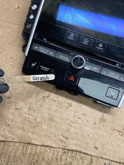 2015-2018 Infiniti Q50 Screen Audio Climate Control Panel Temperature AF2358 DG2