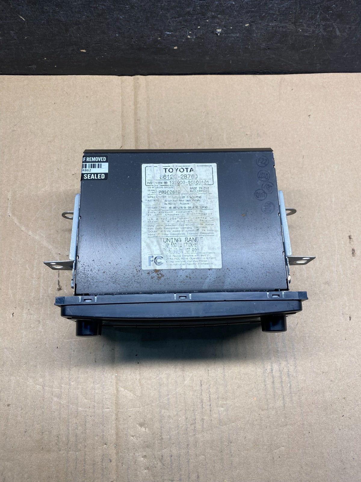 2003 - 2005 Toyota Rav4 Am Fm Cd Player Radio Receiver AJ0075 LK3