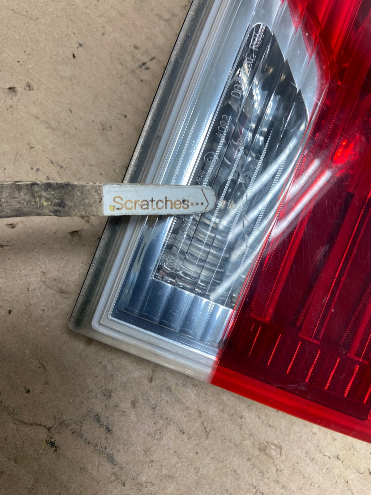 2007 2008 2009 2010 BMW X3 Left Driver Lh Inner Tail Light AI1066 LK3