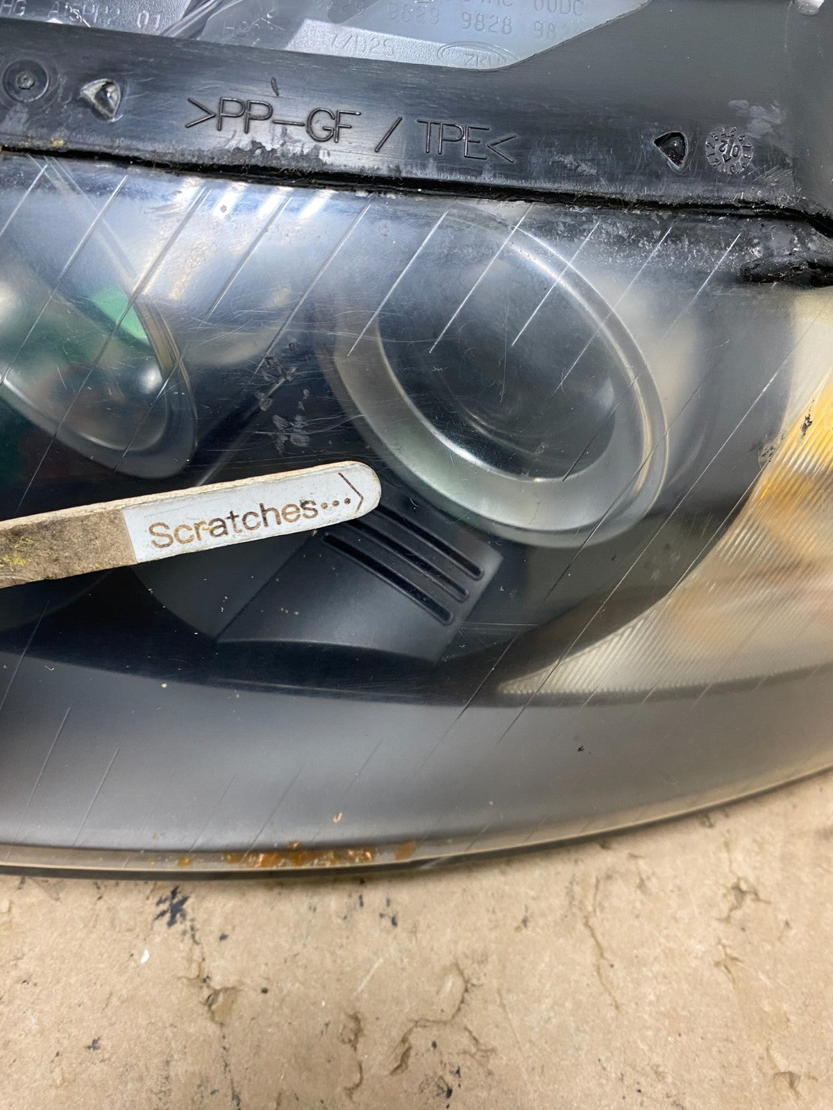 Halogen 2003 to 2006 Audi A4 Convertible Left Drvier LH Headlight AG4482 DW3