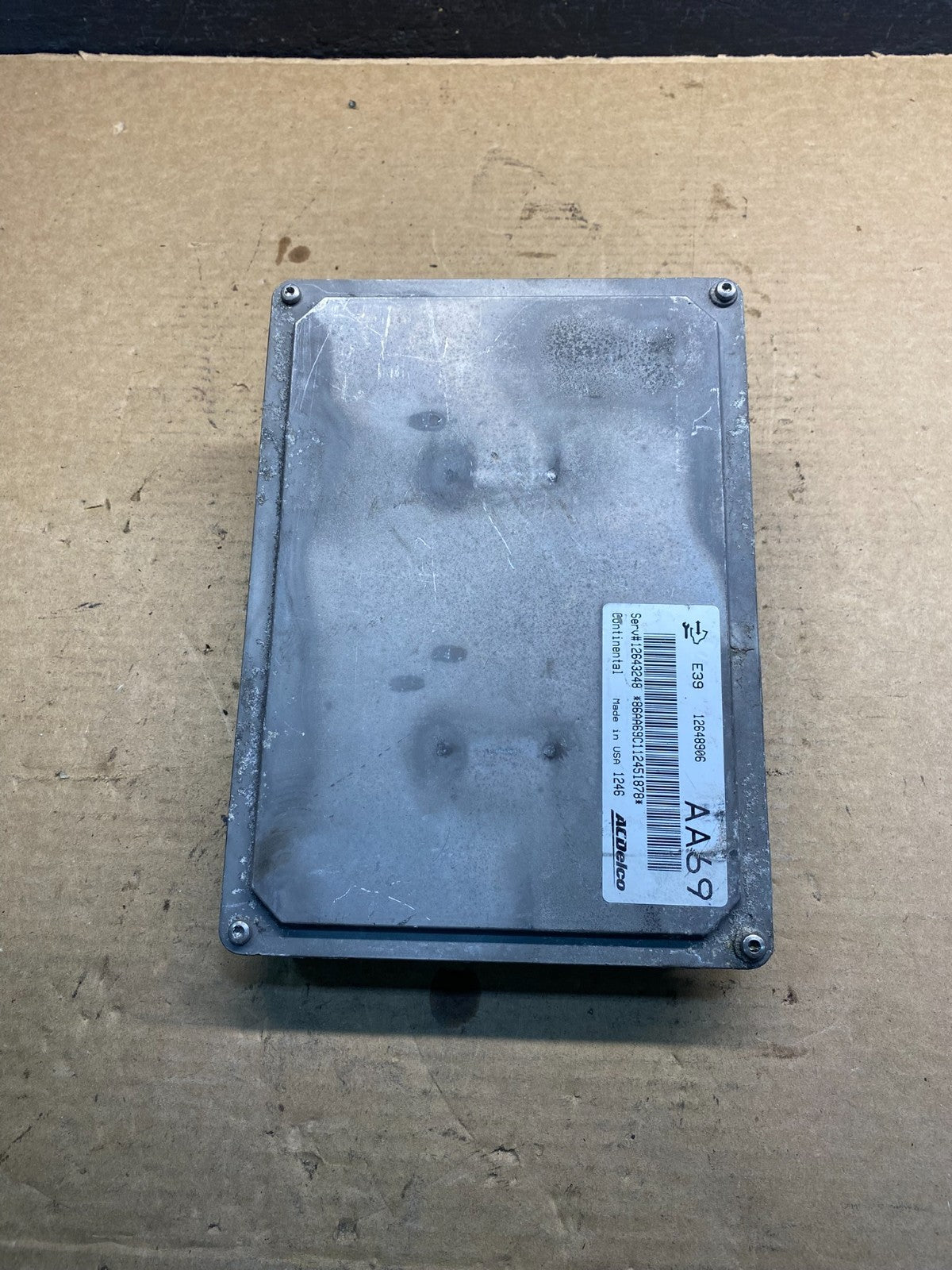 2012 GMC Acadia Traverse Engine Control Module ECM ECU 12648906 AE0027 DG1