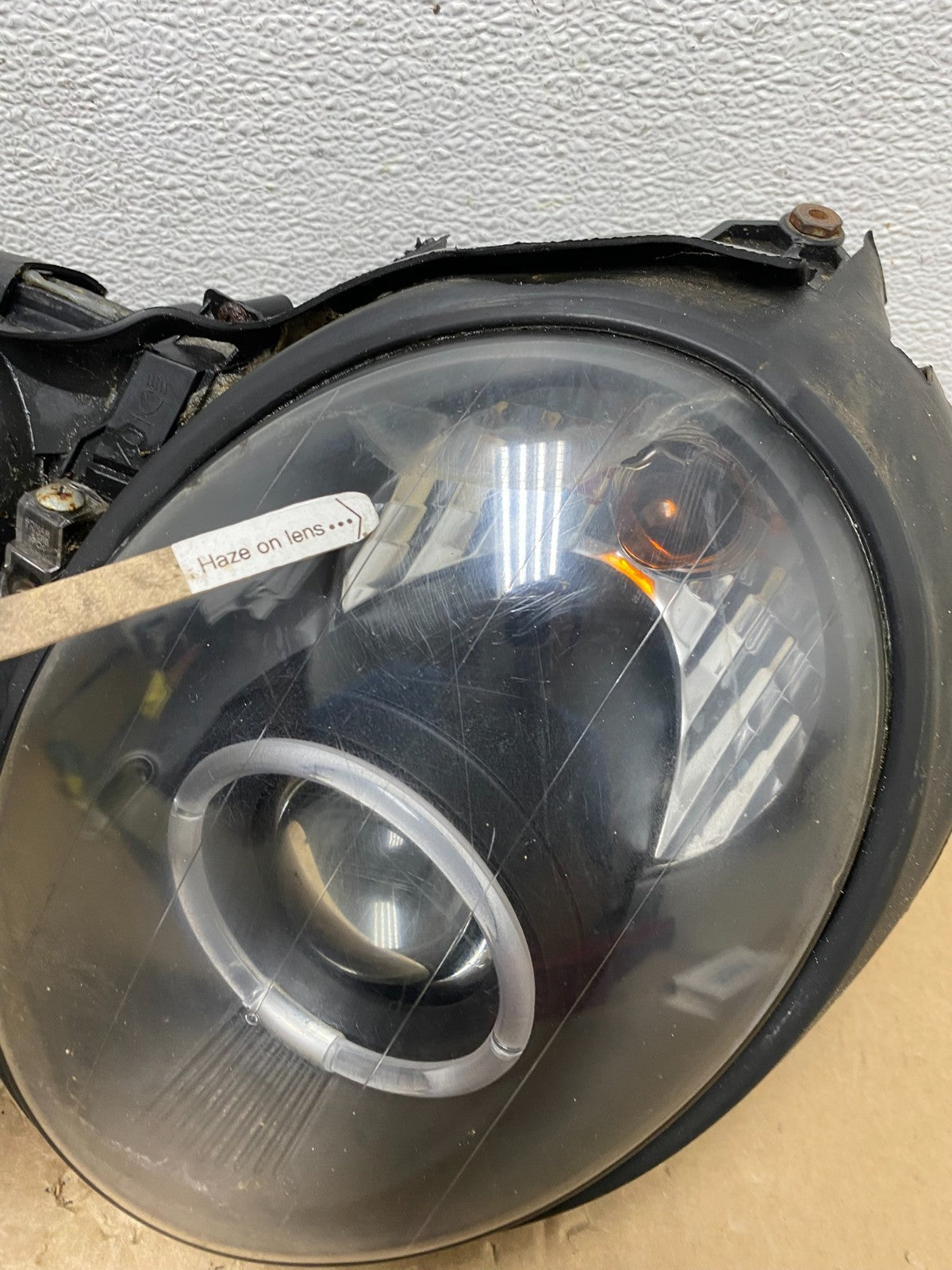 1998 - 2002 Mercedes Benz W208 CLKL Lef+Right Set LED Black Headlights AF9482 DG6