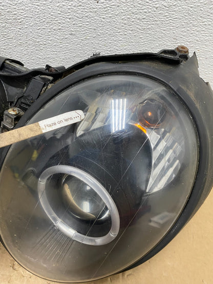 1998 - 2002 Mercedes Benz W208 CLKL Lef+Right Set LED Black Headlights AF9482 DG6
