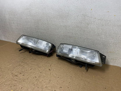 1989 to 1992 Mitsubishi Galant Left+Right Set Side Headlights W5320 PS1