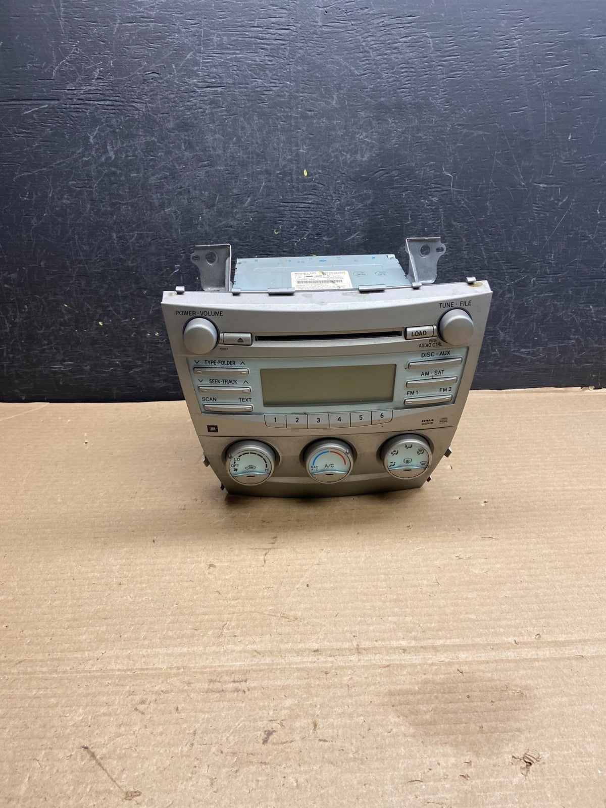 2007 to 2009 Toyota Camry Radio CD Player Climate Control Bezel AH1599 DG0