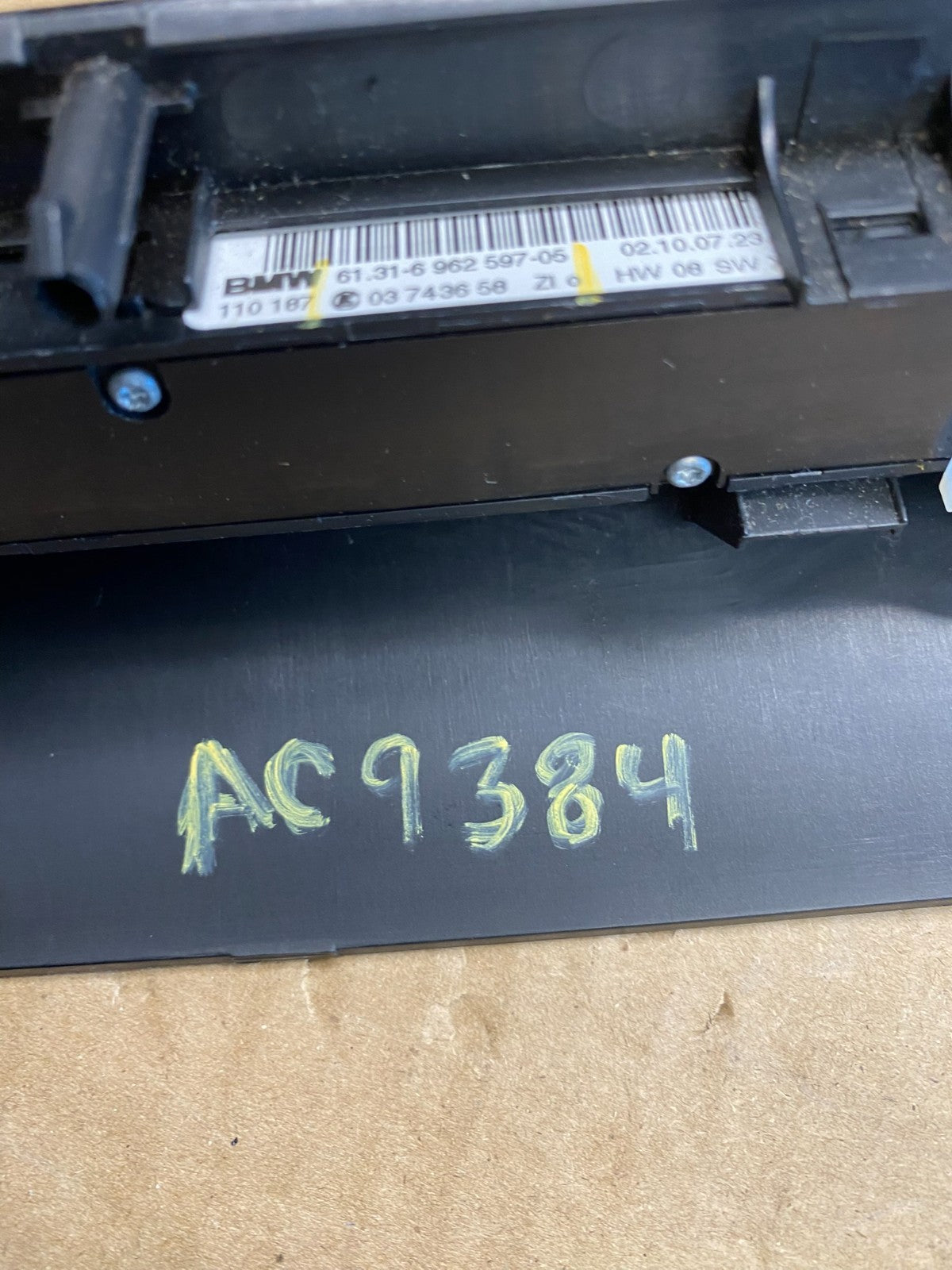 2007-2011 Bmw E90 E92 320i 328i Front Dash Heated Seat Switch Trim Cover ac93846