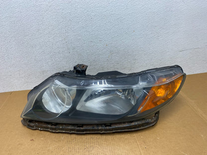 2006 2007 2008 Honda Civic Sedan Left Driver Headlight Halogen AD9121 DW0