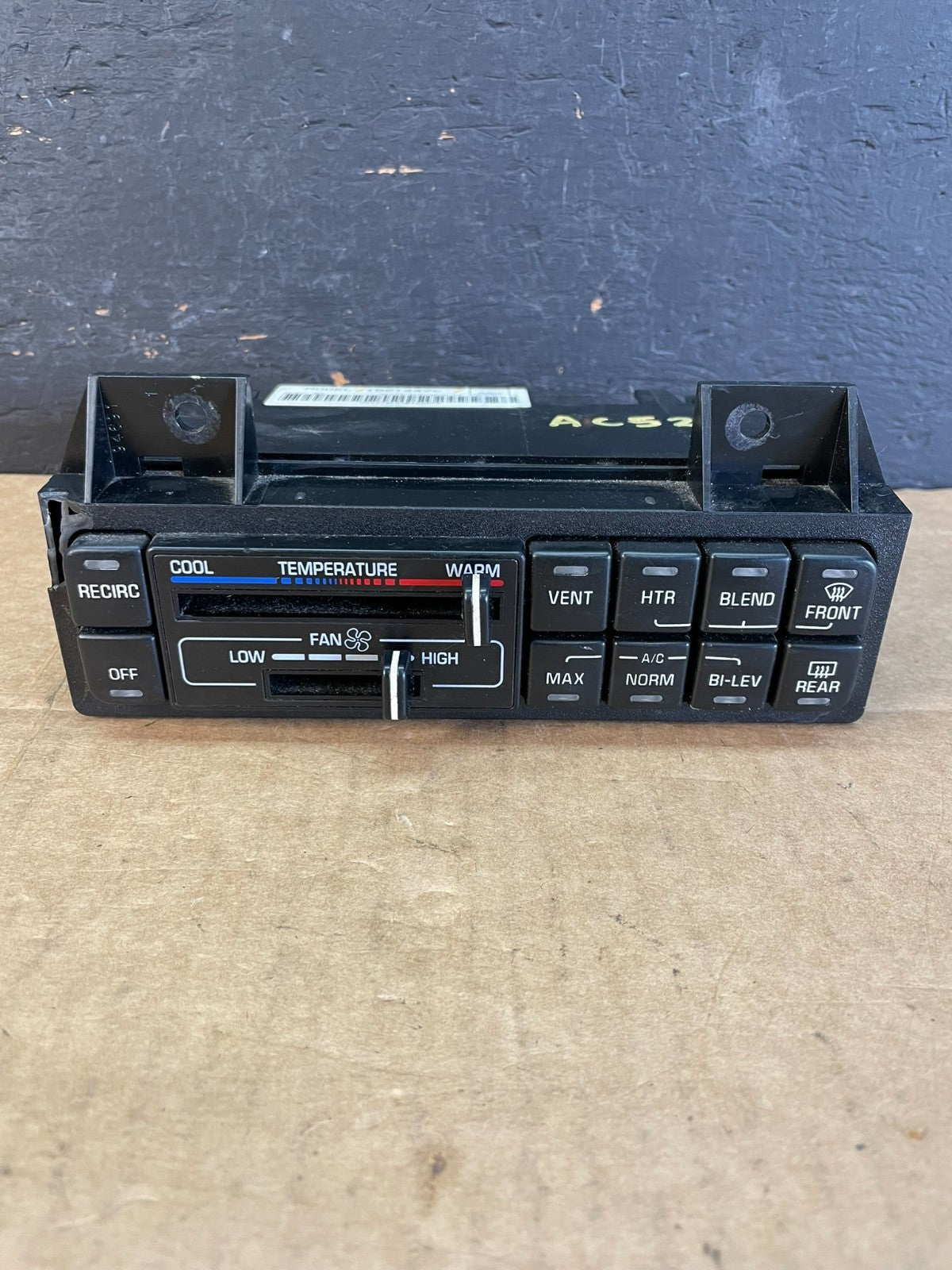 1995-1999 Buick Park Avenue LeSabre Climate Control Heater Ac Temp AC5211 DG0