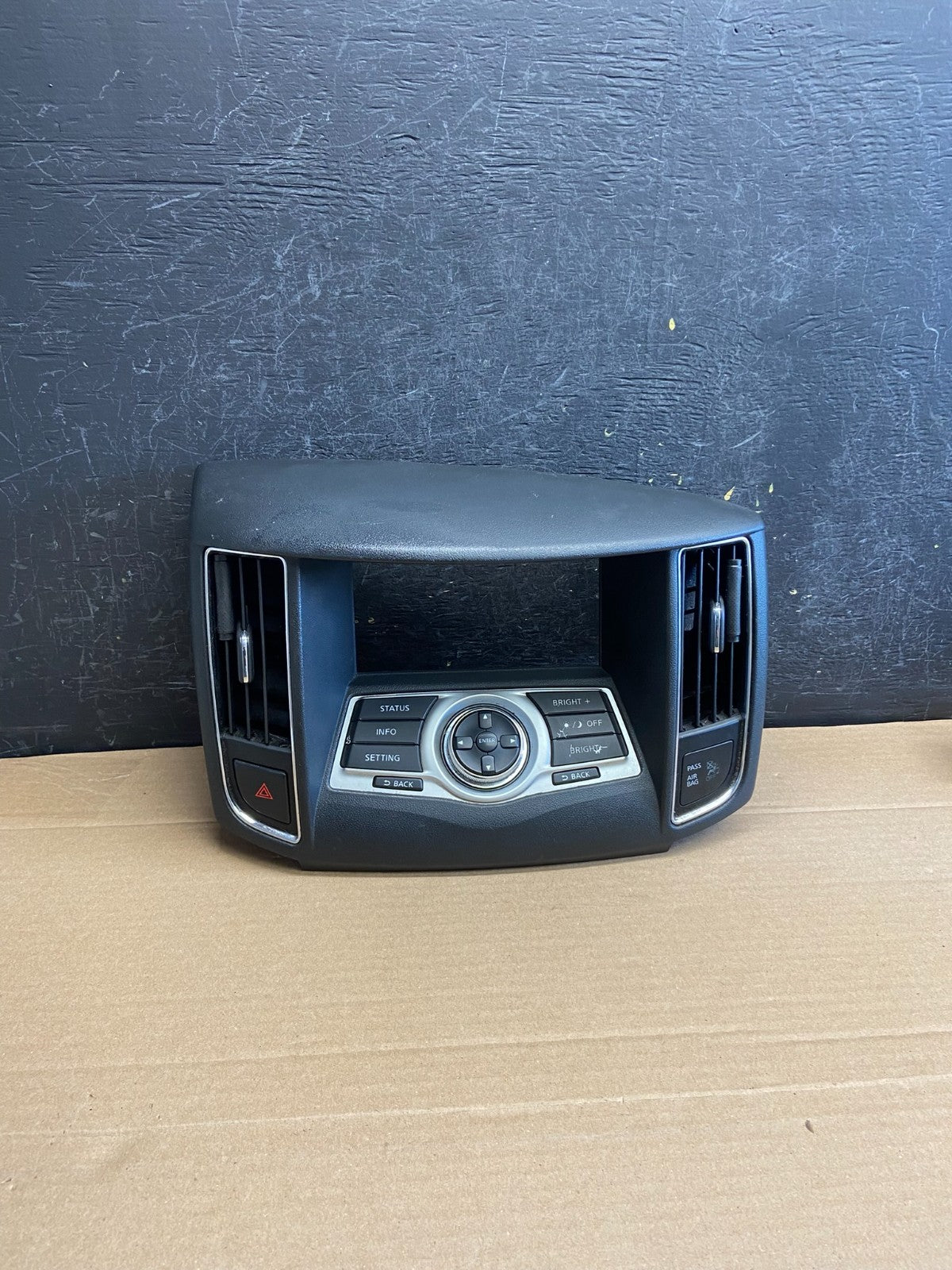 2009 to 2014 Nissan Maxima Radio Audio Panel Control Bezel Trim ag4977 DG0