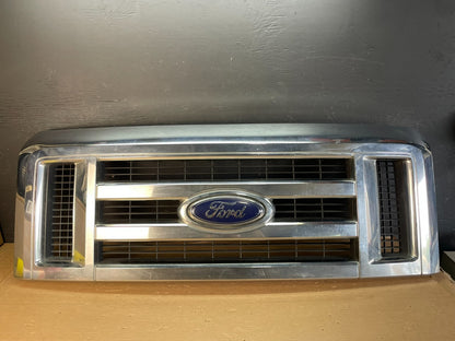 2008 to 2014 Ford Econoline E150 E250 Front Upper Chrome Grill Grille af3328 DG0
