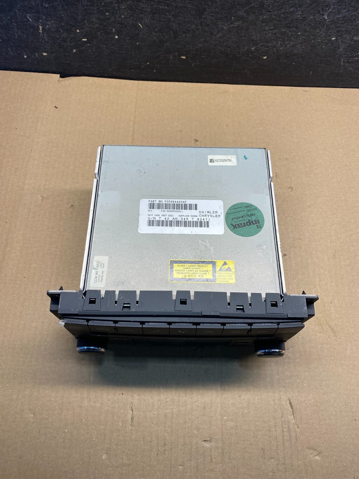 2007-2012 Chrysler Dodge Jeep Ram Radio CD MP3 AUX Receiver ah4679 DG3