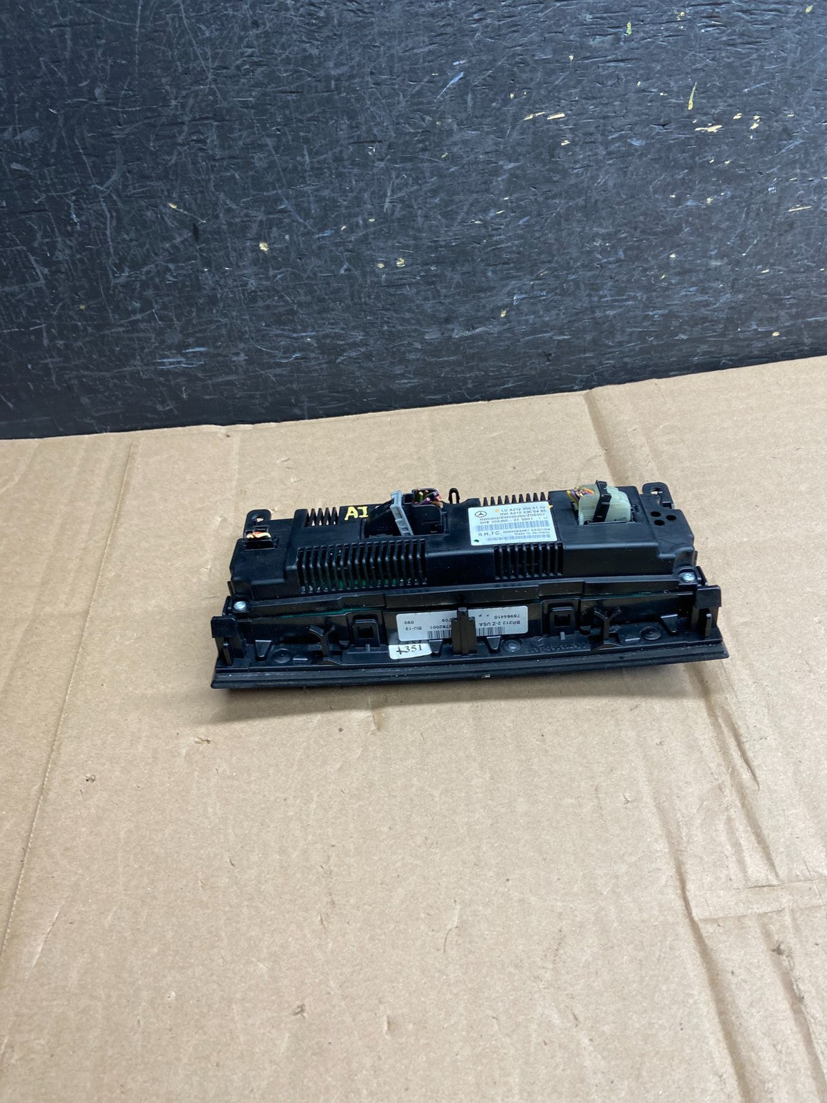 2010-2013 Mercedes W212 E350 E500 A/C Climate Control Panel AI6006 DG3