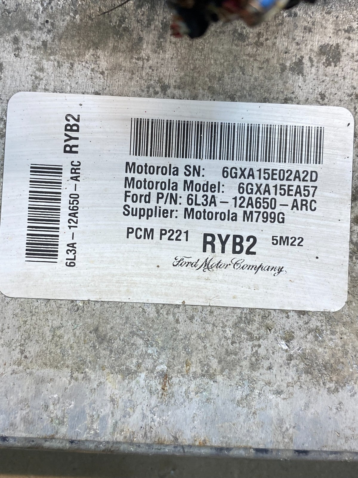 2006 Ford F-150 F150 5.4L Engine Control Unit ECU Computer Module ae9976 DG2