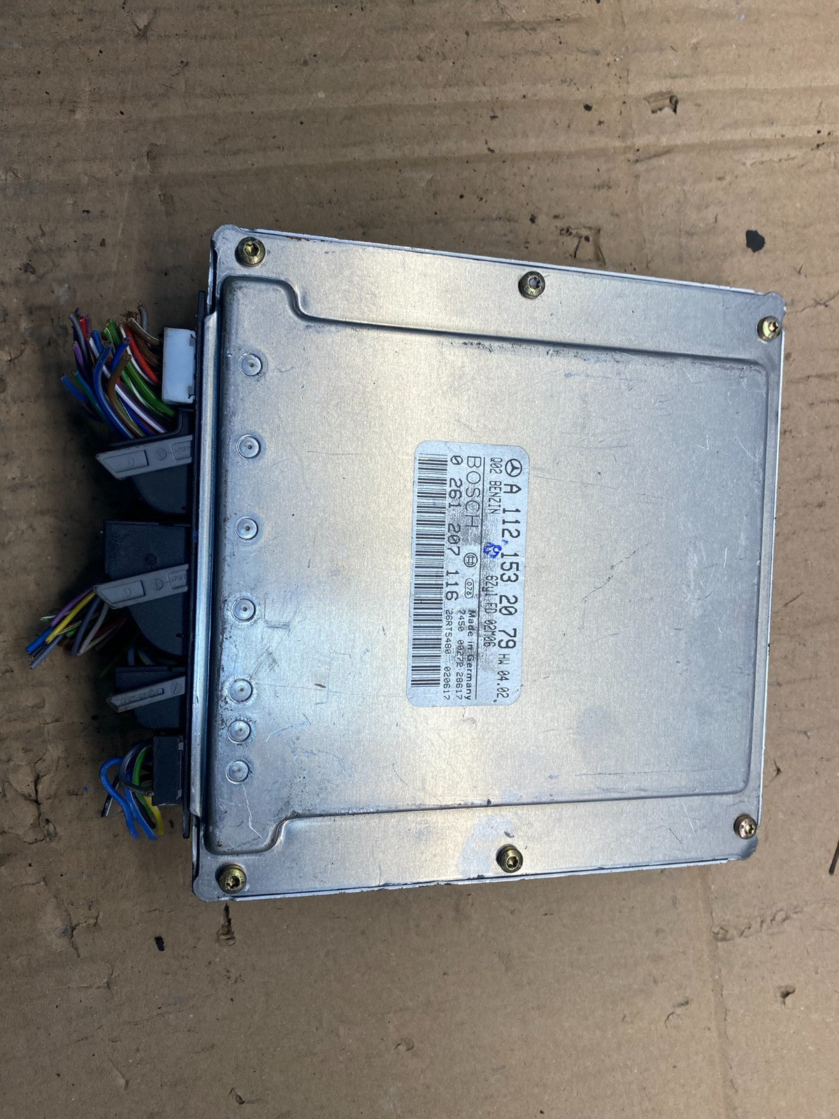 1999 to 2005 Mercedes E320 CLK320 Engine Control Module a1121532079 v2335 DG1