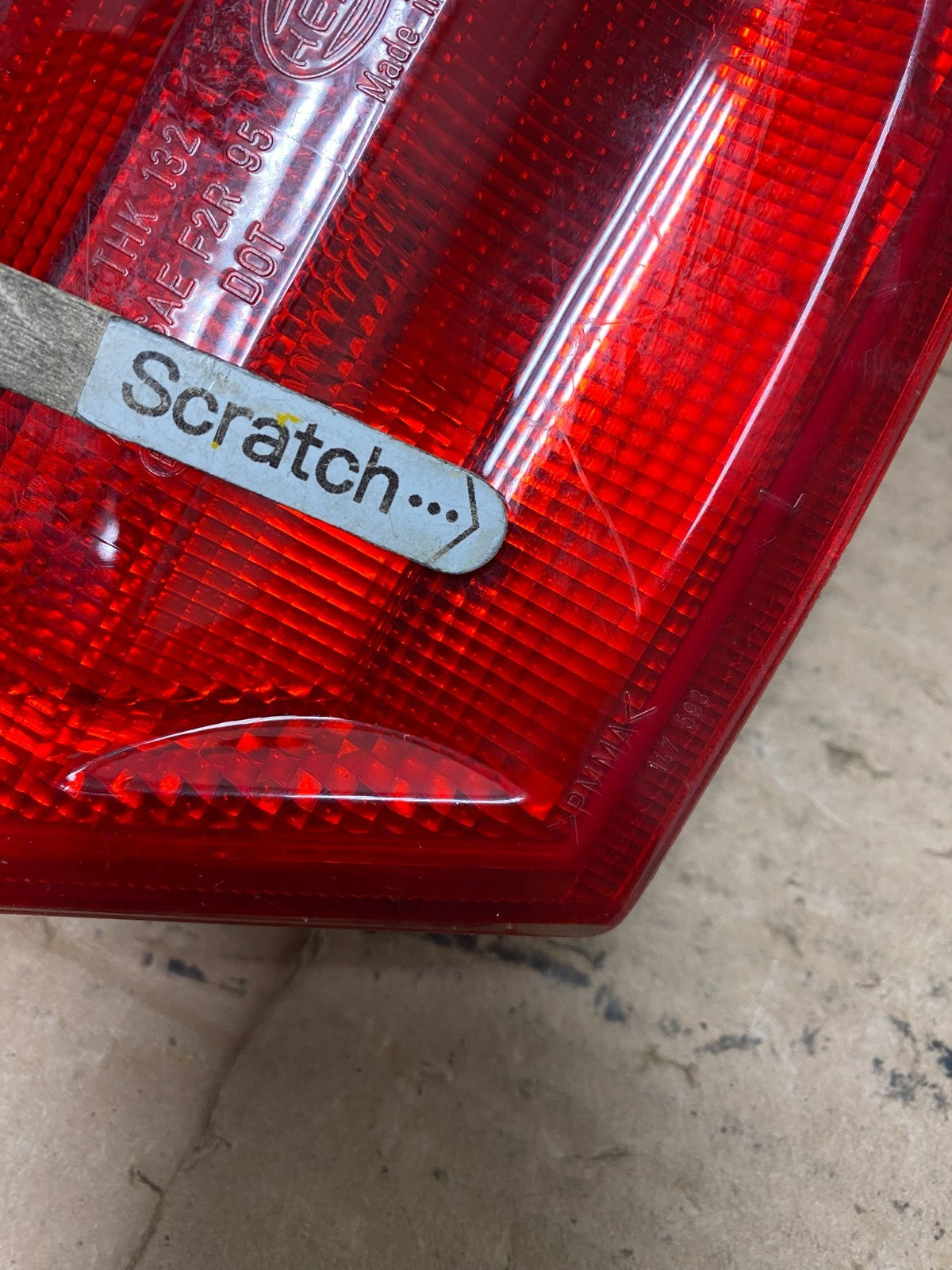 1998-2003 Mercedes Benz CLK Inner Left Driver LH Side Tail Light Lamp P4228 DW3
