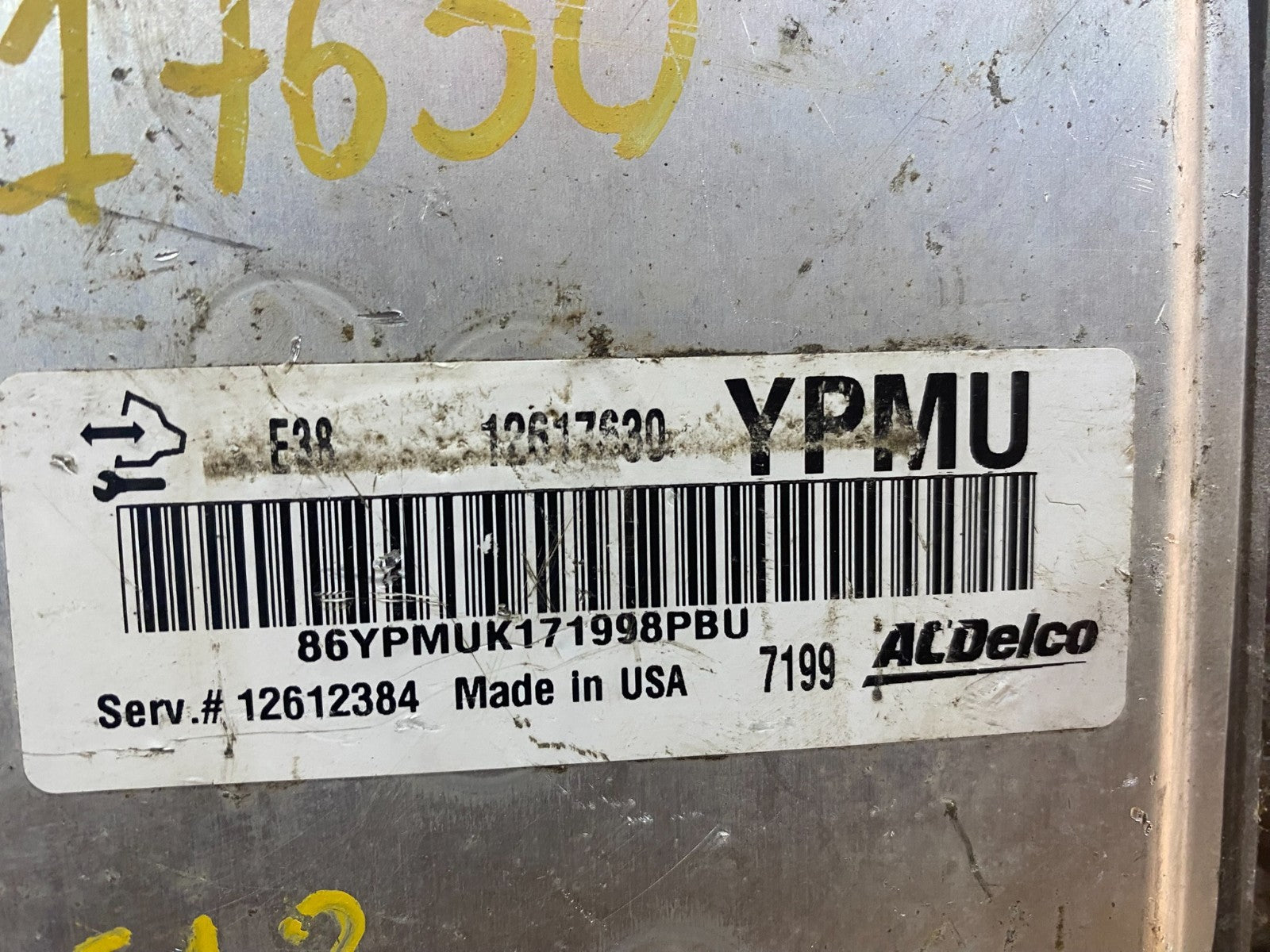 2008 to 2011 Chevrolet GMC Cadillac Engine ECU ECM 12617630 ab4334 DG4