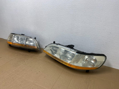 1998 to 2002 Honda Accord Left+Right Set Side Headlights AD2358 DW1