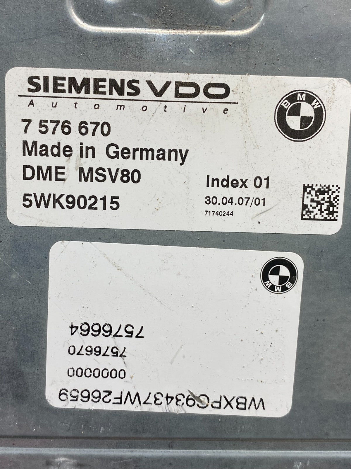2007 to 2010 Bmw 328i X3 Ecm Ecu Engine Computer Module AI4975 DG2