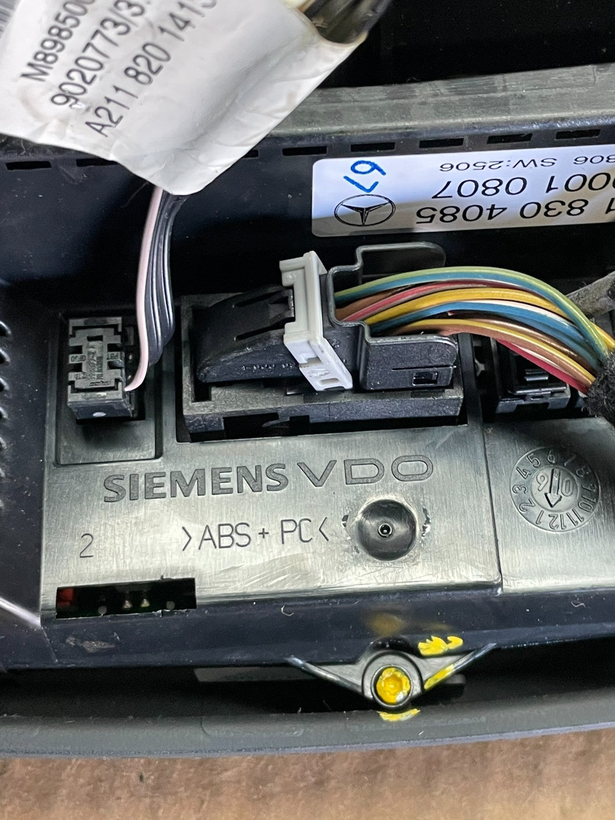 2007-2009 Mercedes E-Class E350 A/C Climate Control Air Vent Panel AA9295 DG7