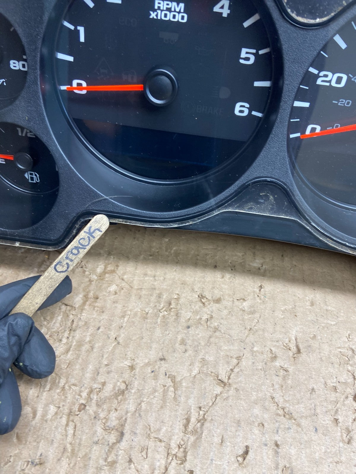 2007 2012 GMC Yukon Tahoe Sierra Speedometer Cluster Gauge AF16422