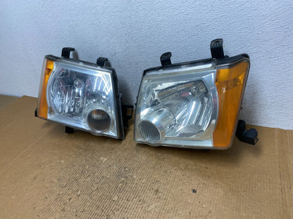 2005-2015 Nissan Xterra Driver Left+Right Side Set Headlights AE2711 DW1